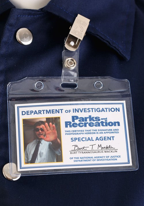 Men's Plus Size Parks and Recreation Burt Macklin Costume - US 8597