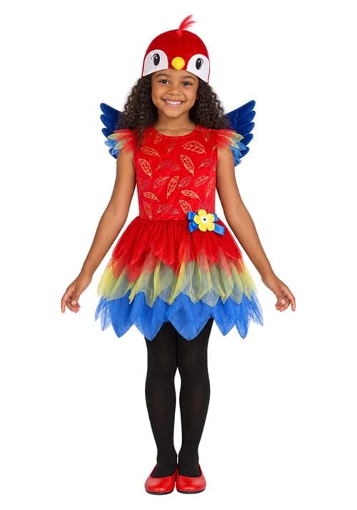 Girl's Parrot Bird Costume Dress - US 6426