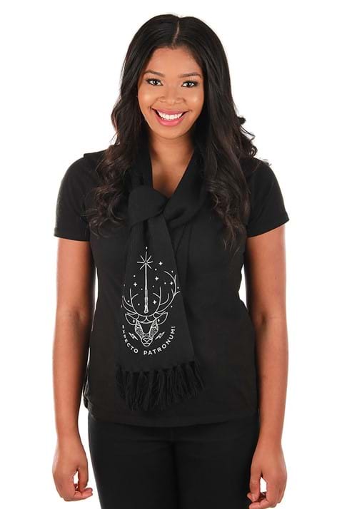 Harry Potter Patronus Glow Knit Scarf - US 8865