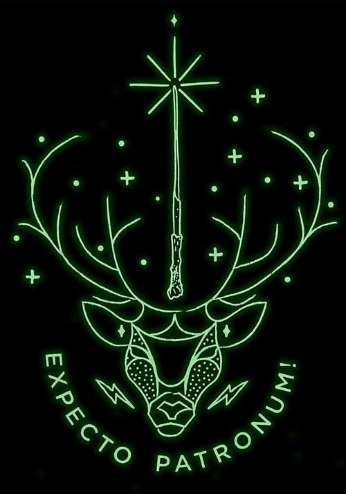 Harry Potter Patronus Glow Knit Scarf - US 8865