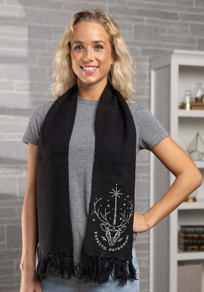 Harry Potter Patronus Glow Knit Scarf - US 8865