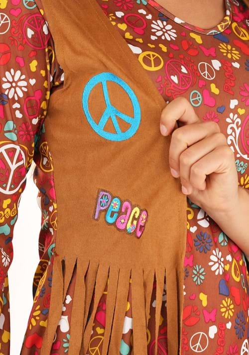 Women's Peace & Love Hippie Costume - US 2010