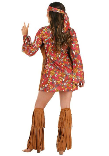 Women's Peace & Love Hippie Costume - US 2010