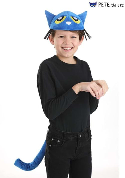 Pete the Cat Face Headband and Tail Costume Kit - US 3817