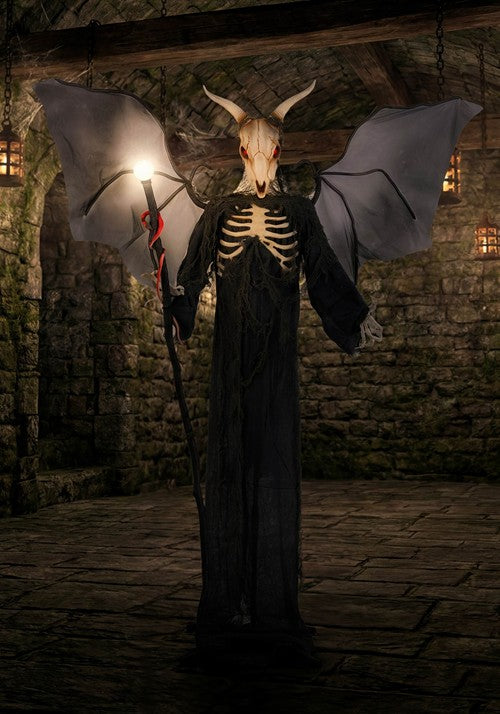 6FT Light Up Phidion the Goat Demon Halloween Decoration - Scream Saver - US 7903