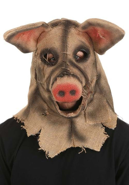 Pig Scarecrow Mouth Mover Mask - US 8620