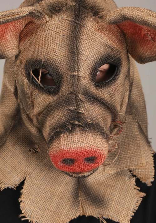 Pig Scarecrow Mouth Mover Mask - US 8620