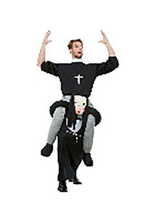 Piggyback Nun Costume for Adults - US 4071