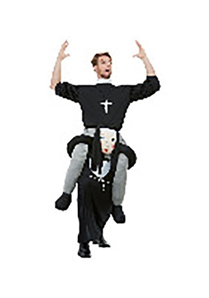 Piggyback Nun Costume for Adults - US 4071