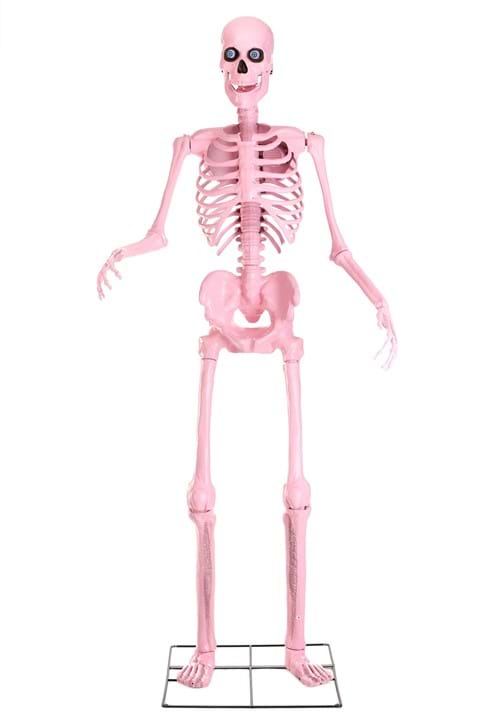 8FT Pink Ms. Vanderbones Skeleton Decoration - US 9326