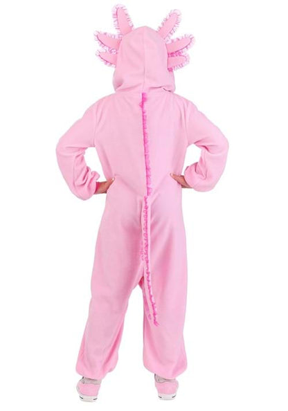 Kid's Pink Axolotl Onesie Costume - US 0556