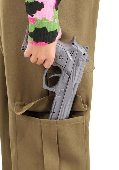 Pink Camo Army Girl's Costume - US 7068