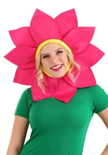 Pink Daisy Flower Headpiece for Adults - US 4803