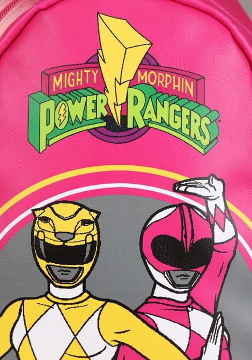 Power Rangers Pink & Yellow Mini Backpack - US 3010