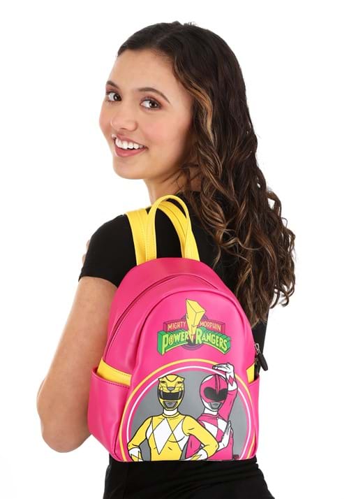 Power Rangers Pink & Yellow Mini Backpack - US 3010