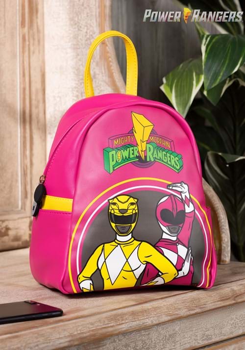 Power Rangers Pink & Yellow Mini Backpack - US 3010