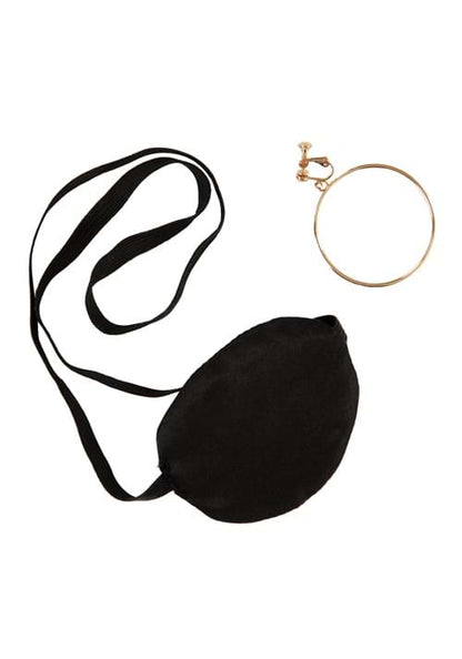 Pirate Costume Eye Patch and Earring Accessory Kit - US 2650