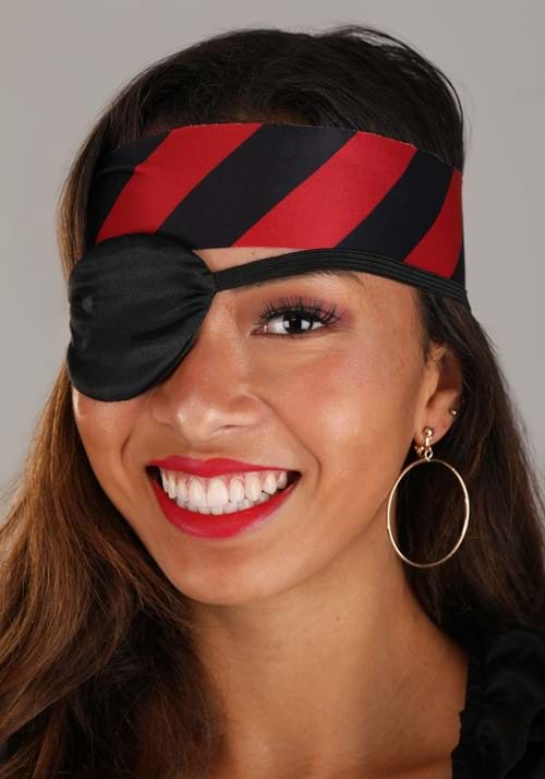Pirate Costume Eye Patch and Earring Accessory Kit - US 2650