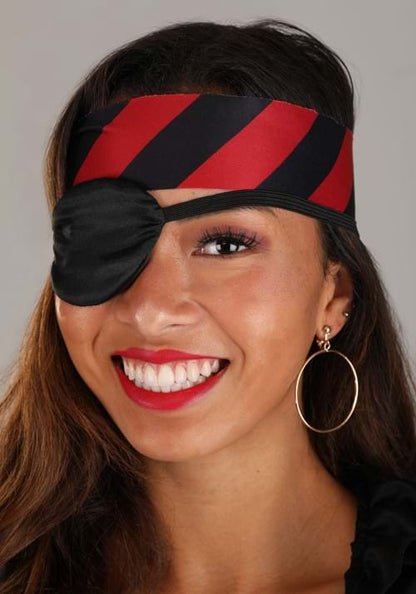 Pirate Costume Eye Patch and Earring Accessory Kit - US 2650