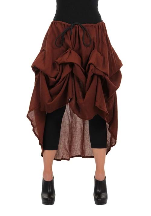 Brown Pirate Parachute Skirt - US 4928