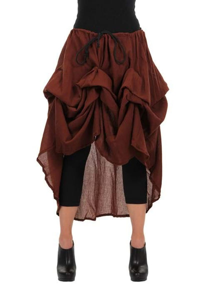Brown Pirate Parachute Skirt - US 4928