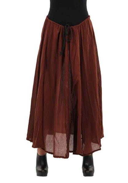 Brown Pirate Parachute Skirt - US 4928