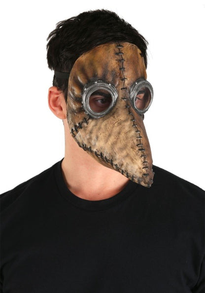 Plague Doctor Brown Mask for Adults - US 6044