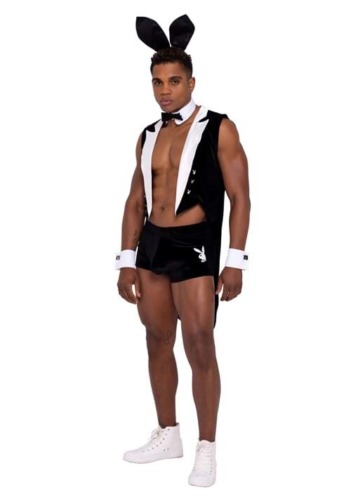 Playboy Men’s Black Tuxedo Bunny Costume - US 5302