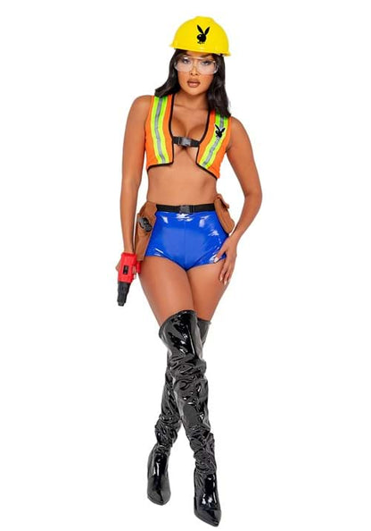 Playboy Construction Cutie Costume for Women - US 2415