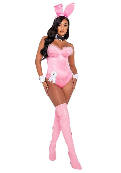 Playboy Pink Boudoir Bunny Costume for Women - US 2729