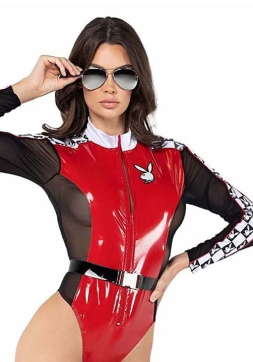 Women's Playboy Race Car Driver Costume - US 7170