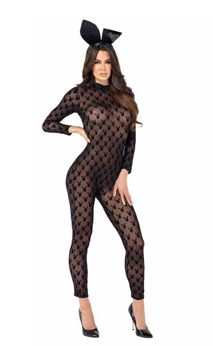 Playboy Sheer Bunny Bodysuit for Women - US 3166