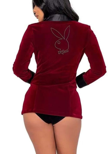 Playboy Women's Smoking Jacket Costume - US 2247