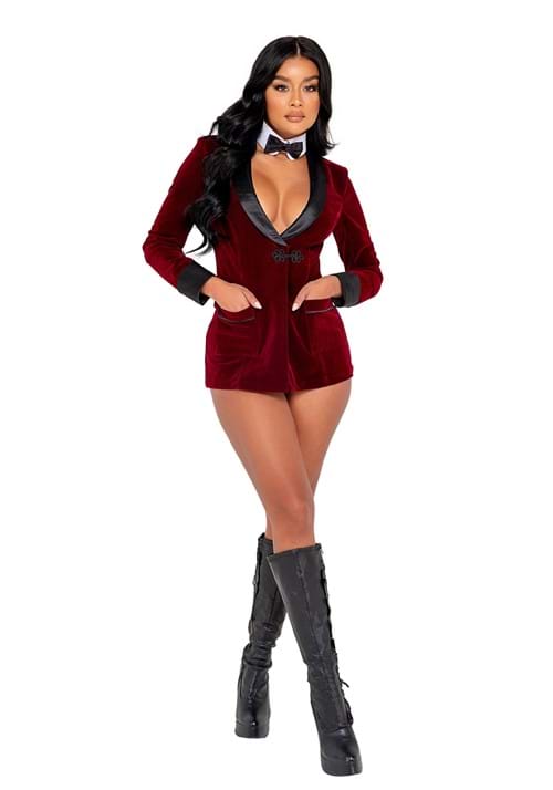 Playboy Women's Smoking Jacket Costume - US 2247