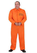 Plus Size Orange Prisoner Costume for Adults - US 0357