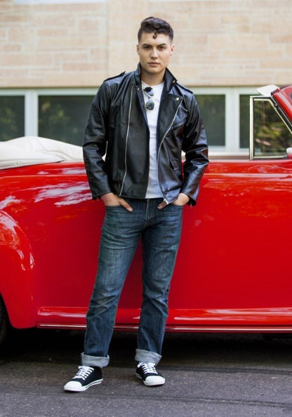 Plus Size Grease Authentic T-Birds Jacket Costume - US 6087