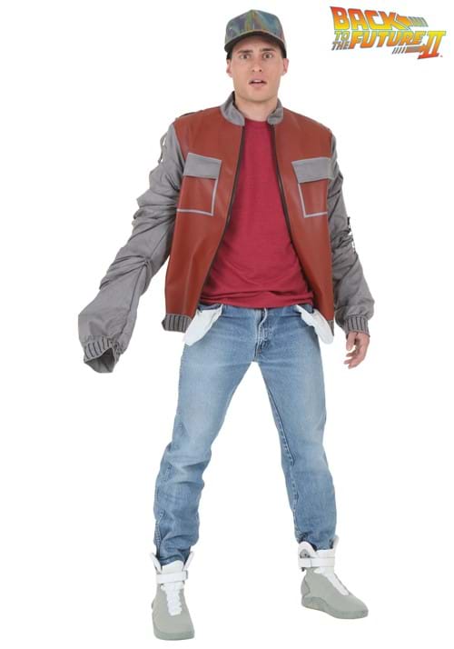 Plus Size Back to The Future II Marty McFly Jacket Costume - US 1896