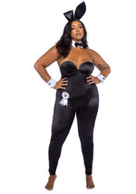 Women's Plus Size Black Playboy Bunny Playmate Costume - US 2067