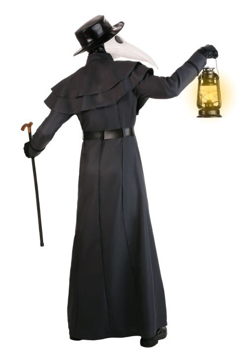 Men's Plus Size Dark Plague Doctor Costume - US 4709
