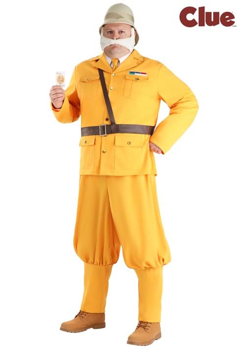 Men's Plus Size Clue Colonel Mustard Costume - US 7918