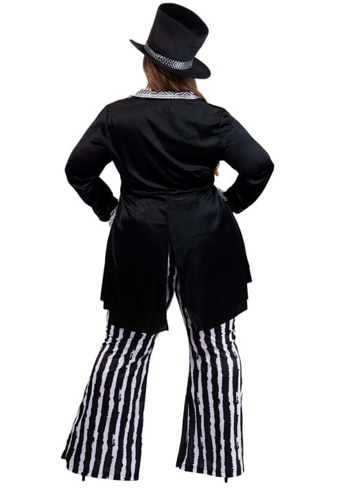 Plus Size Deluxe Dark Mad Hatter Costume for Women - US 7991