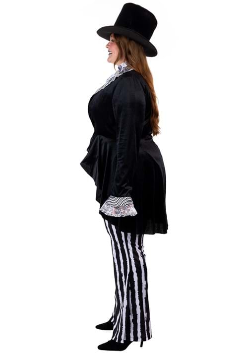 Plus Size Deluxe Dark Mad Hatter Costume for Women - US 7991