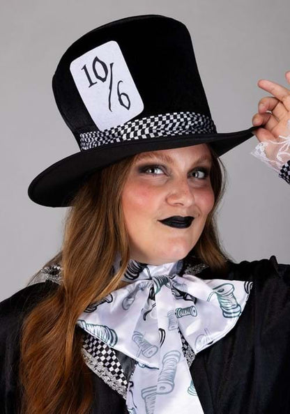 Plus Size Deluxe Dark Mad Hatter Costume for Women - US 7991