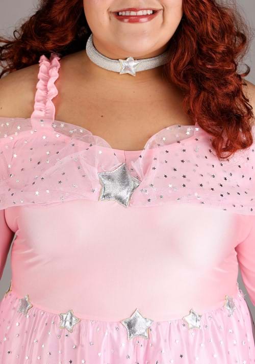 Deluxe Plus Size Pink Witch Dress Costume - US 5270