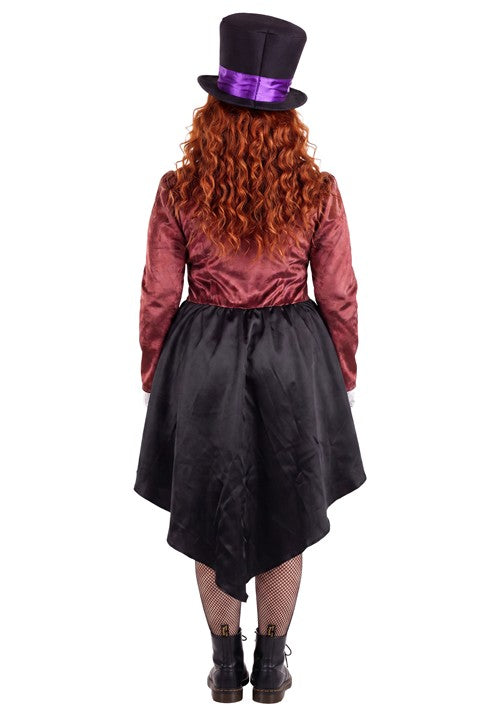 Plus Size Deluxe Raving Mad Hatter Costume for Women - US 0352