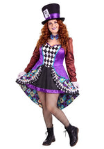 Plus Size Deluxe Raving Mad Hatter Costume for Women - US 0352