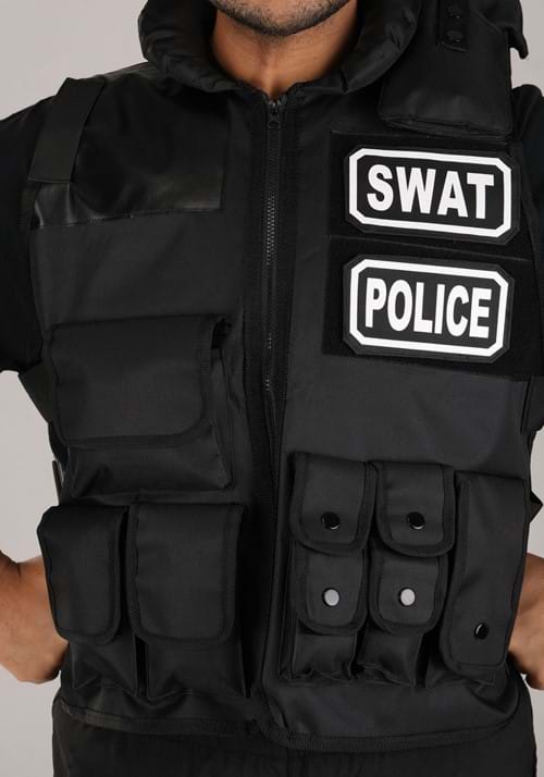 Plus Size Deluxe SWAT Team Costume Vest for Adults - US 3608