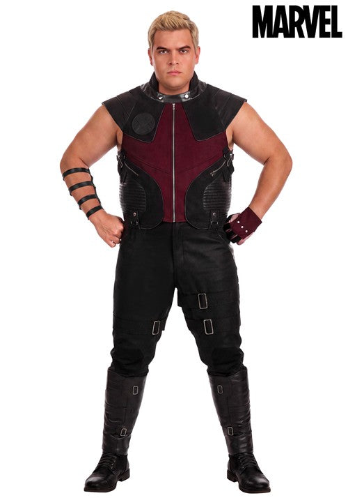 Plus Size Marvel Avengers Deluxe Hawkeye Costume for Men - US 0473