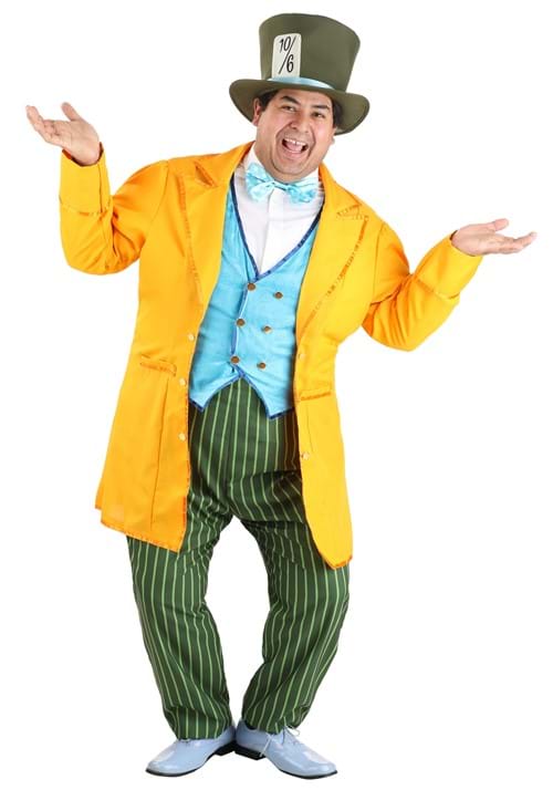 Plus Size Storybook Mad Hatter Men's Costume - US 5346