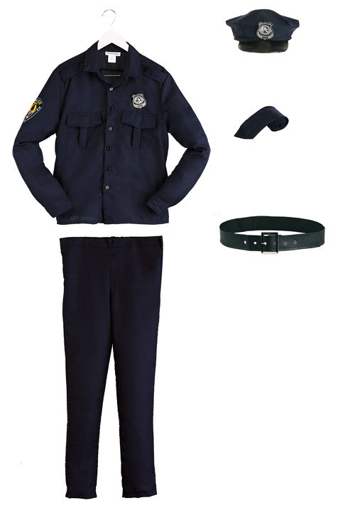 Men's Plus Size Cop Costume - US 1538